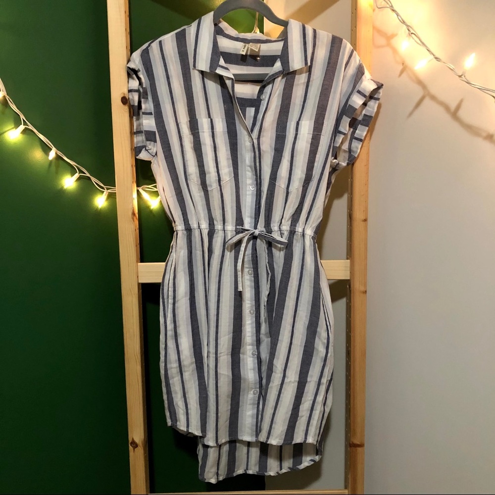 Collared Button Up Sundress